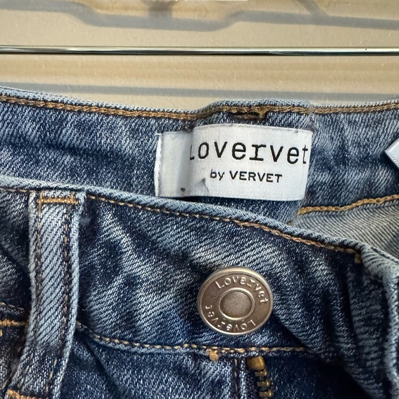 Lovervet by Vervet Blue Distressed Straight Leg Jeans - Picture 6 of 10